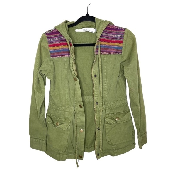 Jen’s Pirate Booty for Free People Green Parka Utility Jacket - Picture 7 of 16